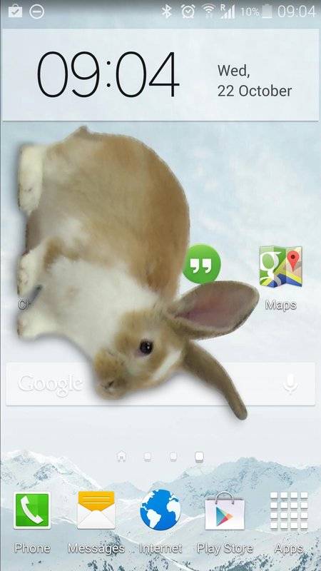 兔子在屏幕上爬下载截图1